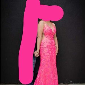 💗Hot pink Amarra prom dress size 12💗
